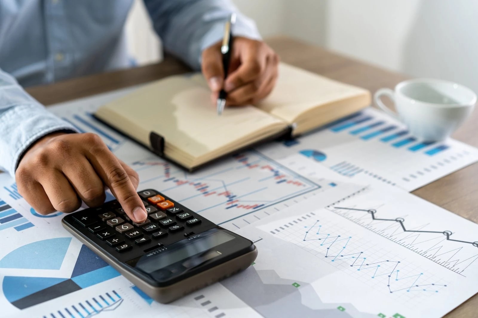 Accounting work and financial records from A2S’s original website